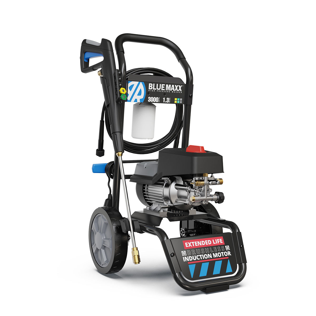 AR Blue Clean MAXX, BM3000, 3000 PSI, 1.3 GPM, 15 amp, Induction Motor, Electric Pressure Washer Questions & Answers